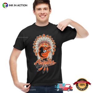 Baltimore Orioles X Native American T-shirt Baltimore Orioles X Native American T-shirt