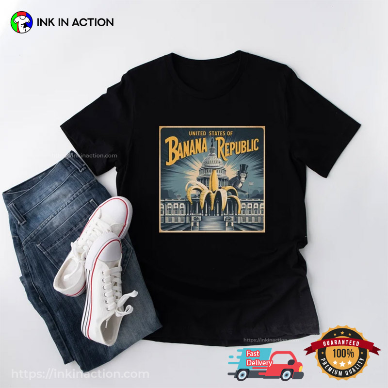 Banana Republic Funny Banana White House Graphic Tee Banana Republic Funny Banana White House Graphic Tee