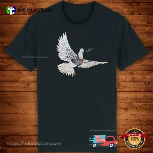 Banksy Peace Dove With Bulletproof West Street T shirt 2