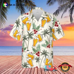 Beer Love Tropical Summer Vacation Hawaiian Shirt