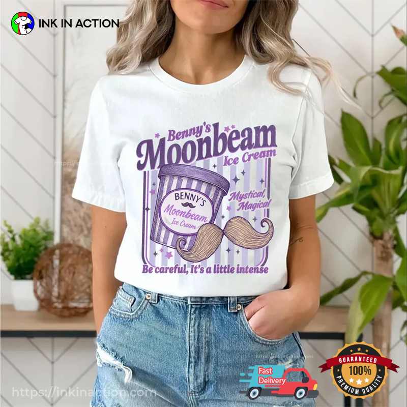 Benson Boone Benny's Moonbeam Ice Cream Comfort Colors Tee Benson Boone Benny's Moonbeam Ice Cream Comfort Colors Tee
