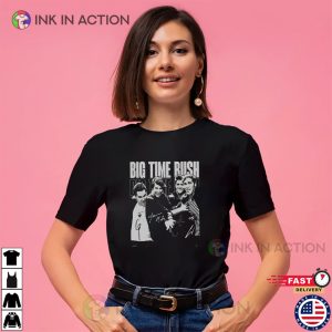 Big Time Rush Band Retro Signatures T-shirt