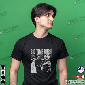 Big Time Rush Band Retro Signatures T-shirt