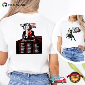 Big Time Rush In Real Life Worldwide Tour 2025 2-sided Tee Big Time Rush In Real Life Worldwide Tour 2025 2-sided Tee