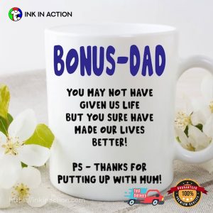 Bonus-Dad Step Dad Funny Mug