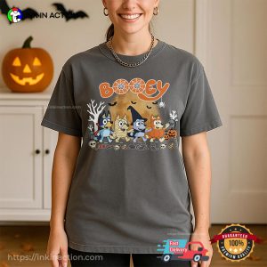 Booey Bluey Halloween Vibes Cartoon Comfort Colors Tee