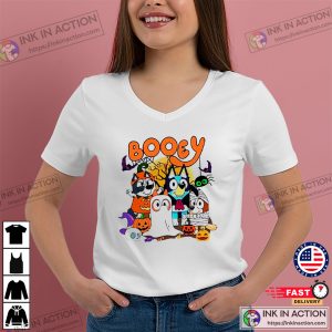 Booey Spooky Season Bluey Cartoon T-shirt