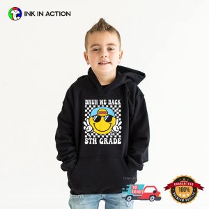 Bruh We Back Custom Grade Smiley Face Groovy T shirt 3