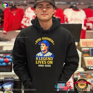 Chicago Cubs Ryne Sandberg A Legend Lives On 1959–2025 T-shirt
