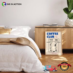 Coffee Club, Morning Coffee Lovers Wall Art