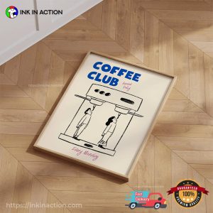 Coffee Club, Morning Coffee Lovers Wall Art 2