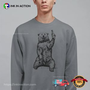 Craft Beer Drinking Bear Beer Lover T-shirt