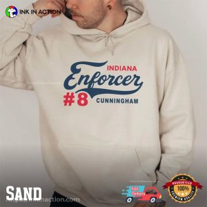 Cunningham Indiana Enforcer Basketball T shirt 3