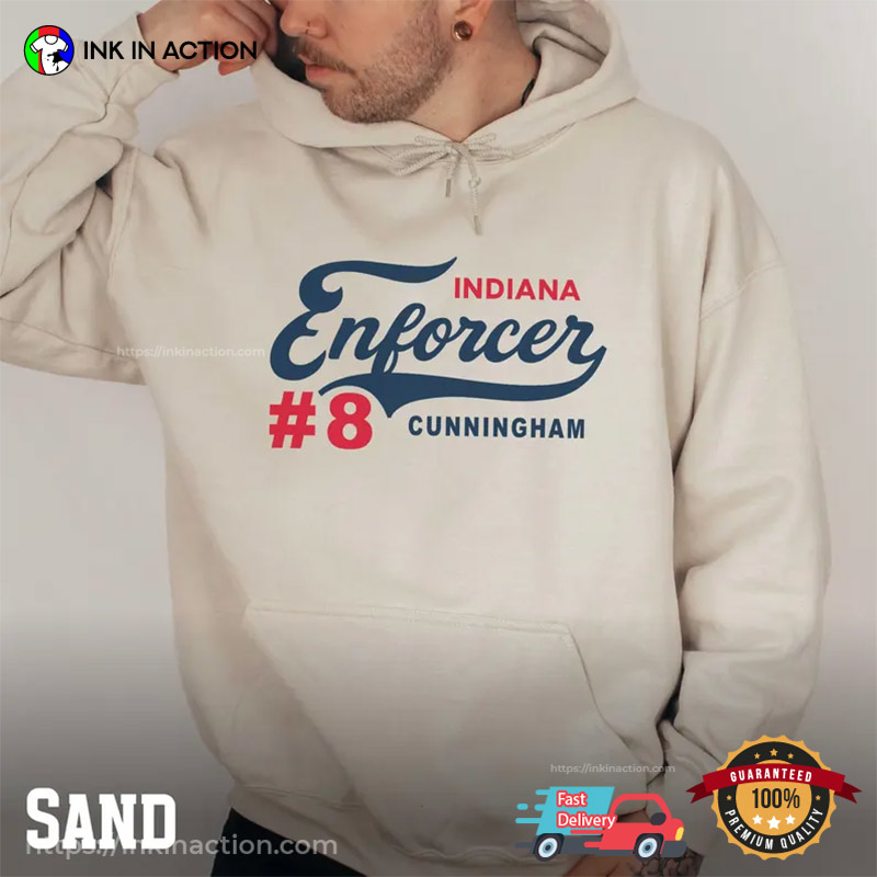 Cunningham Indiana Enforcer Basketball T-shirt Cunningham Indiana Enforcer Basketball T-shirt