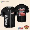 Custom Disney Cars Lightning McQueen Black Baseball Jersey