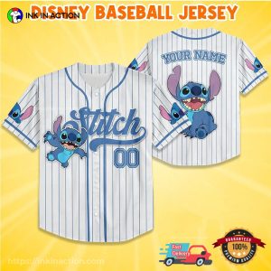 Custom Disney Lilo And Stitch Stitch Baseball Jersey