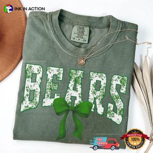 Custom Flower And Bow school spirit Mascot Comfort Colors T shirt 3