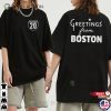 Custom Greetings From Jonas Brothers 20th Anniversary 2-sided T-shirt