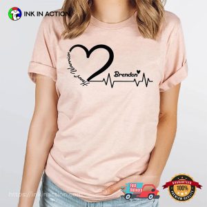Custom Heart Warrior Heart Disease Month Awareness Shirt