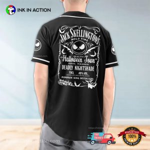 Custom Jack Skellington Baseball Jersey