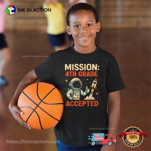 Custom Mission Grade Accepted Astronaut Back To School T-shirt