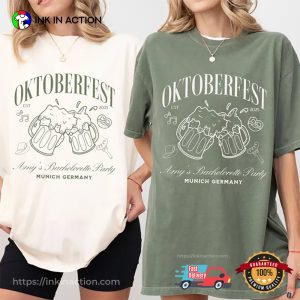 Custom Oktoberfest Bachelorette Party Beer Festival Comfort Colors Tee Custom Oktoberfest Bachelorette Party Beer Festival Comfort Colors Tee