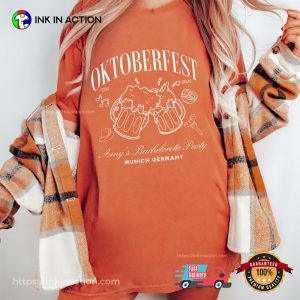 Custom Oktoberfest Bachelorette Party Beer Festival Comfort Colors Tee