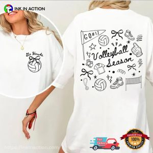 Custom Volleyball Season Comfort Colors Tee 2