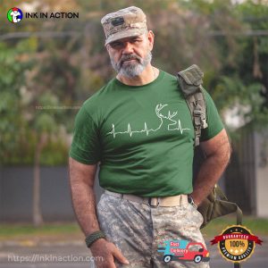 Deer Heartbeat Hunting Season Comfort Colors Tee 1