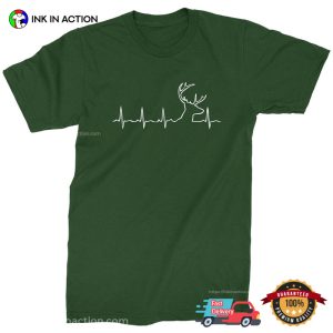 Deer Heartbeat Hunting Season Comfort Colors Tee