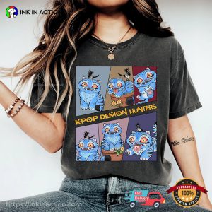 Derpy Tiger And Bird K-pop Demon Hunters Comfort Colors T-shirt