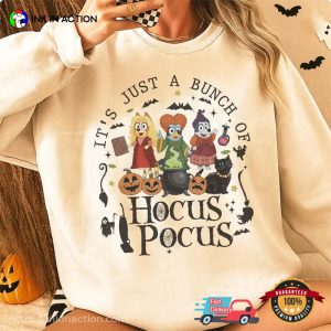 Disney Hocus Pocus Bluey Halloween Vibes Comfort Colors Tee 3