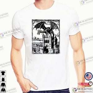 Dragon Medieval Castle Magical Legendary Creature T-shirt