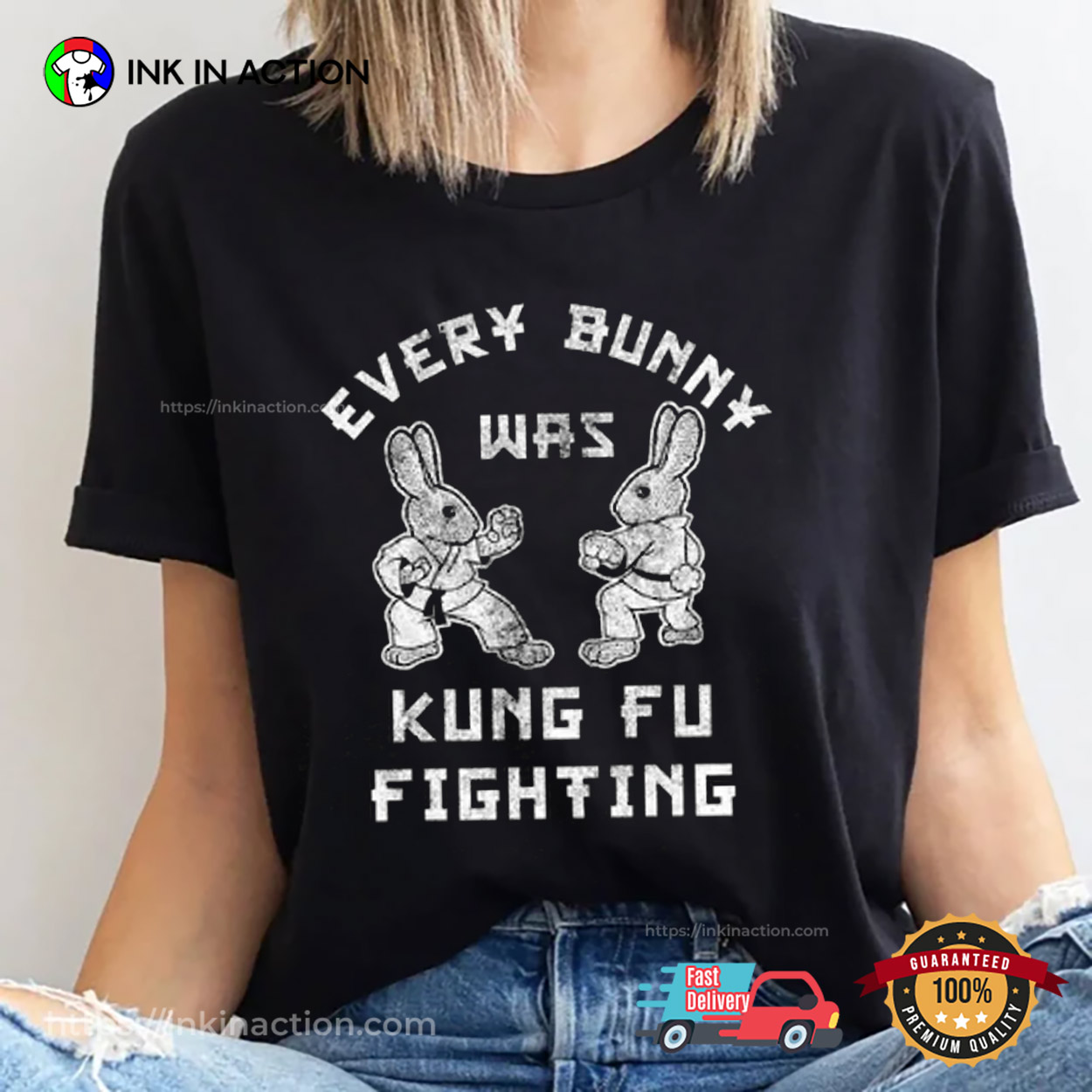 Every Bunny Kung Fu Fighting Funny Rabbit Shirt