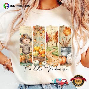 Fall Vibes Fall Pumpkin Comfort Colors T-Shirt