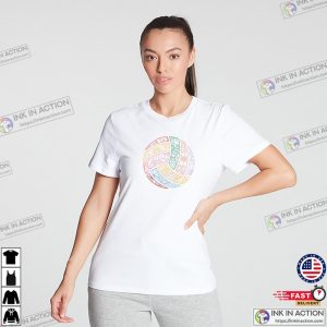 Floral Volleyball Tee 3