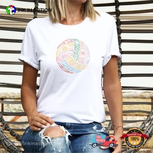 Floral Volleyball Tee
