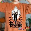 Freak In The Sheets Funny Halloween Sheet Ghost T-shirt