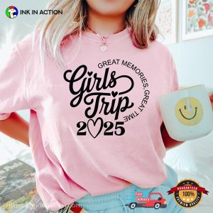Girls Trip 2025 Bestie Trip Comfort Colors Tee 3