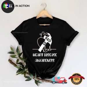 Go Red For Heart Disease Awareness T-Shirt