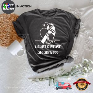 Go Red For Heart Disease Awareness T Shirt 3