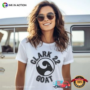 Goat Caitlin Clark 22 Indiana Fever T shirt 3