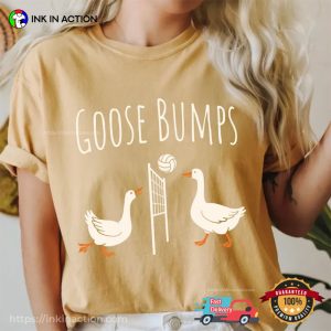 Goose Bumps, Silly Goose Volleyball Comfort Colors T shirt 2