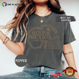Gulf of Mexico, Golfo De Mexico Retro Comfort Colors T shirt 1