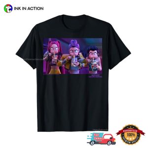 HUNTRIX Eating Ramen Funny K-Pop Demon Hunters T-shirt