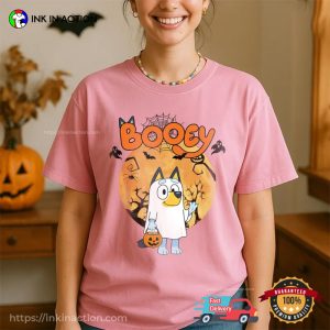 Halloween Night Booey Ghost Bluey Comfort Colors Tee 2