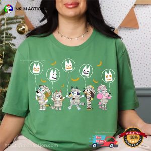 Halloween Party Bluey Mummy Costume Comfort Colors T-shirt Halloween Party Bluey Mummy Costume Comfort Colors T-shirt