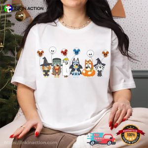 Halloween Party Bluey Mummy Costume Comfort Colors T shirt 3