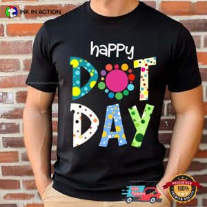 Happy Dot Day 2025 Colorful Polka Dot T shirt 1