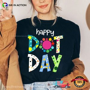 Happy Dot Day 2025 Colorful Polka Dot T shirt 2
